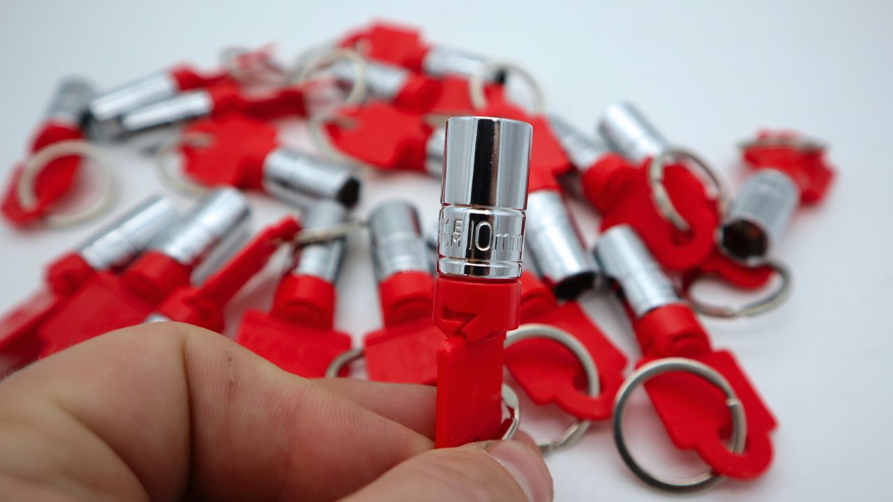 Emergency 10mm Socket Keychain