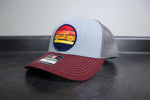 Sunset Patch Mesh Snapback Hat 3 Color Options