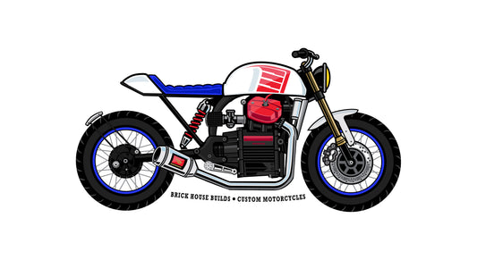 Grandfathers Axe CX500 Sticker