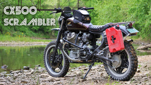 CX500 Scrambler build finished and featured!