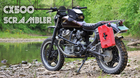 CX500 Scrambler build finished and featured!