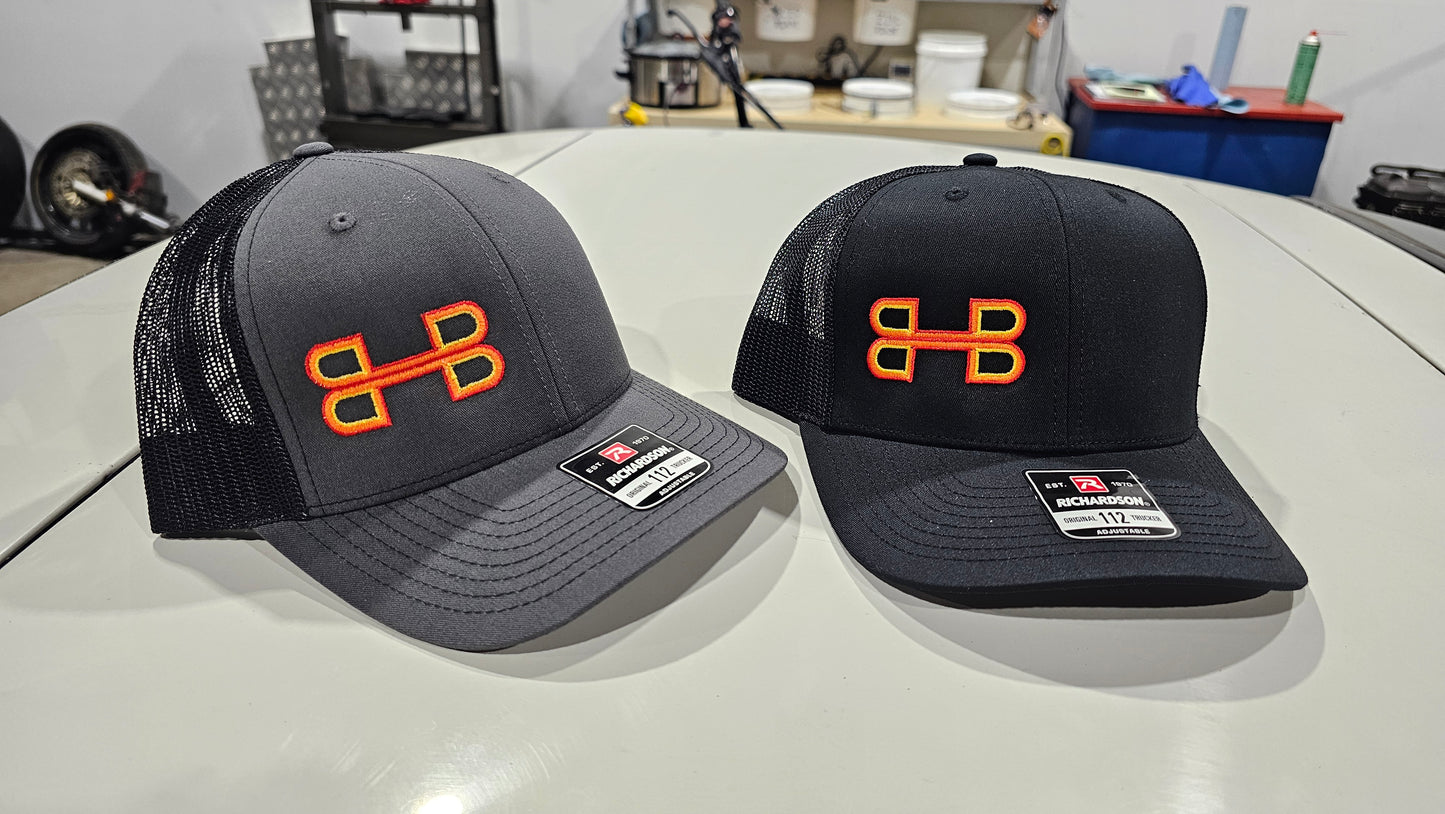BHB Logo Mesh Snapback Hat 2 Color Options