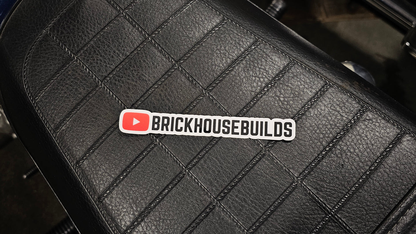 Brick House Builds YouTube Sticker
