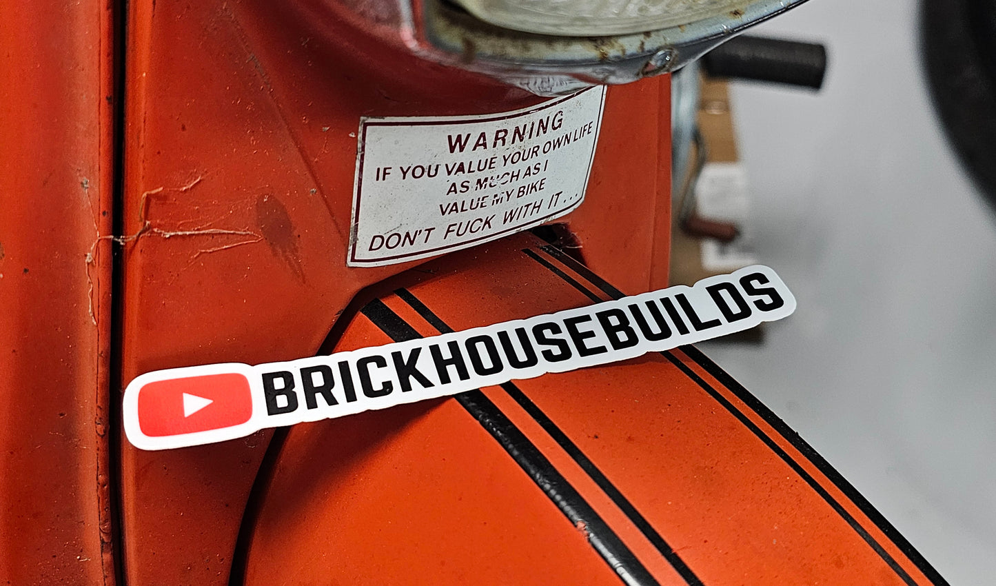 Brick House Builds YouTube Sticker