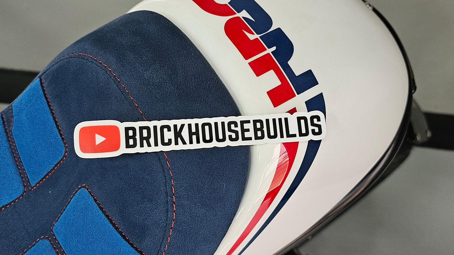 Brick House Builds YouTube Sticker