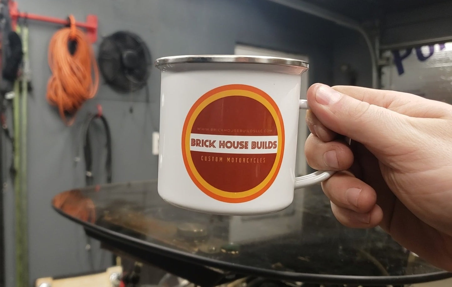 BHB Enamel Mug