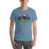 Grandfathers Axe t-shirt with text